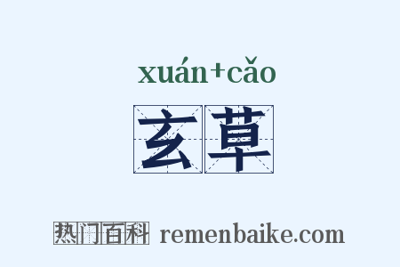 玄草是什么意思的图片